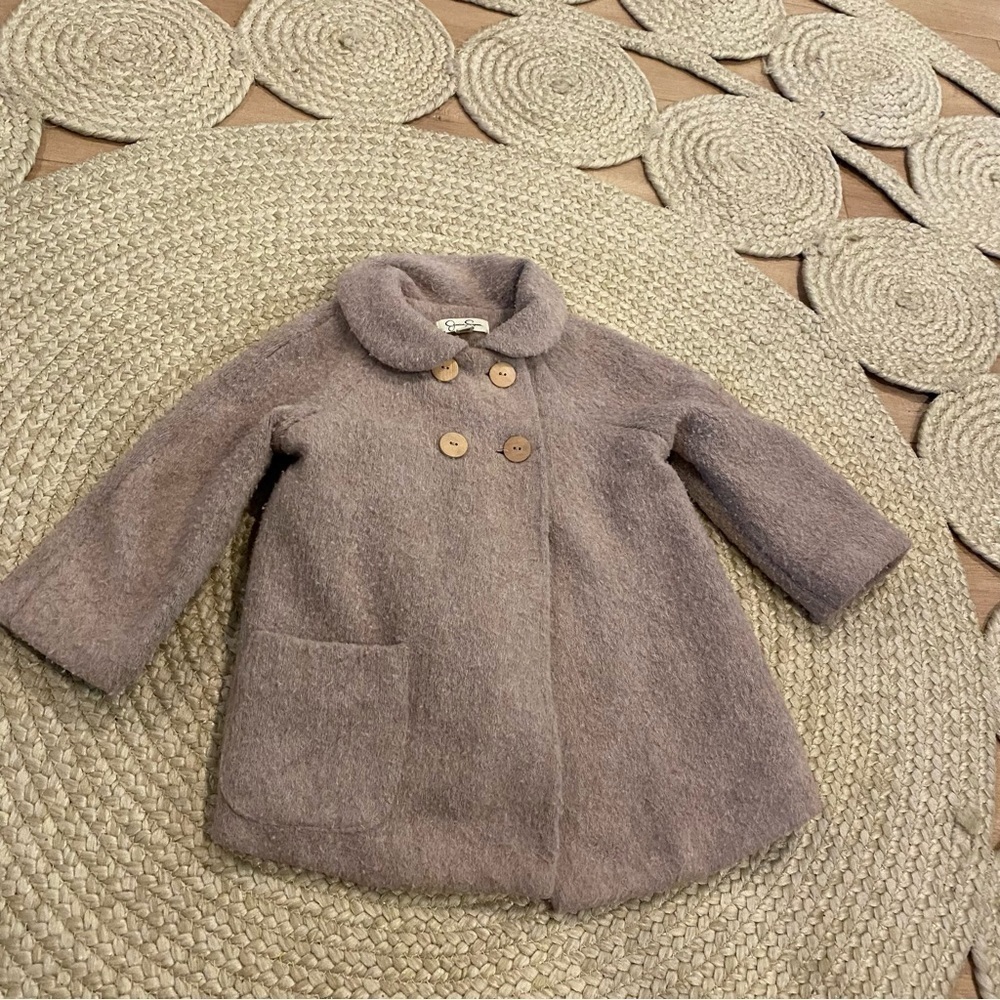 Jessica Simpson | Warm Pea Coat toddler tan 24m